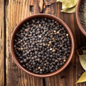 Black Pepper in a bowl
