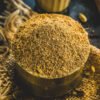 Homemade masala tea powder in a bowl
