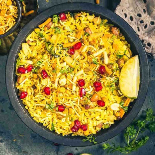 Indori poha with jeeravan masala