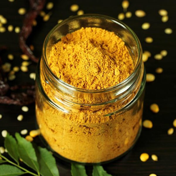 sambar masala powder jar