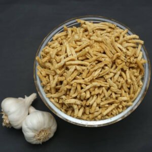 Garlic sev transparent bowl