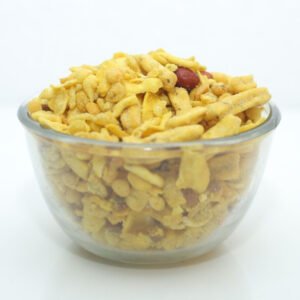 khatta meetha mix transparent bowl