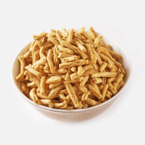 Ratlami sev white plate
