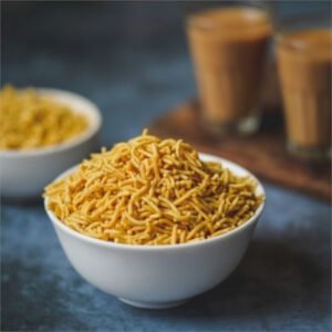 Ujjaini sev white bowl tea