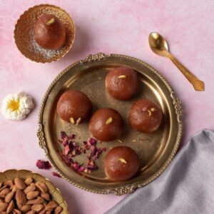 Gulab jamun traditional plate