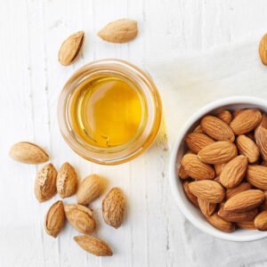 kashmiri almond oil white bowl